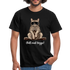 Faule Coole Katze - Chill Mal Digga Lustiges T-Shirt - Schwarz