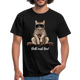 Faule Coole Katze - Chill mal BRO! Lustiges T-Shirt - Schwarz