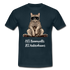 Faule Coole Katze - 80% Baumwolle 20% Katzenhaare Lustiges T-Shirt - Navy
