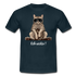 Faule Coole Katze - geh weiter! Lustiges T-Shirt - Navy