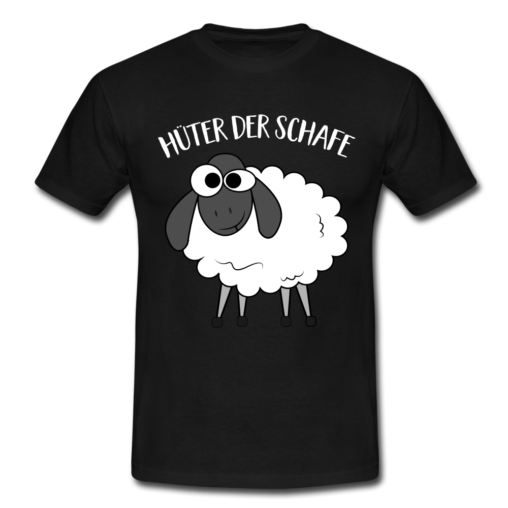 Schäfer Bauern Hüter Der Schafe Lustiges T-Shirt - Schwarz