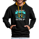 Gamer Gaming Zocken Ich werd nicht älter ich LEVEL UP! Kontrast-Hoodie - Schwarz/Gold