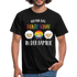 Regenbogen - Ich bin das bunte Schaf in der Familie T-Shirt - Schwarz