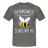 Imker Geschenk T-Shirt Optimismus heißt umgekehrt SUMSI MIT PO - Graphit