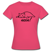 Faule Katze NOPE Lustiges Frauen T-Shirt Geschenk Katzenliebhaber - Azalea