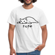 Faule Katze NOPE Lustiges T-Shirt Geschenk Katzenliebhaber - Weiß