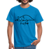 Faule Katze NOPE Lustiges T-Shirt Geschenk Katzenliebhaber - Royalblau