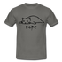 Faule Katze NOPE Lustiges T-Shirt Geschenk Katzenliebhaber - Graphit