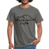 Faule Katze NOPE Lustiges T-Shirt Geschenk Katzenliebhaber - Graphit