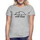 Faule Katze Nicht Heute Lustiges Frauen T-Shirt Geschenk - Grau meliert