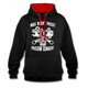 Mechaniker Mechatroniker Geschenk - Was Nicht passt wird passend gemacht Kontrast-Hoodie - Schwarz/Rot