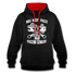 Mechaniker Mechatroniker Geschenk - Was Nicht passt wird passend gemacht Kontrast-Hoodie - Schwarz/Rot