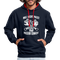 Mechaniker Mechatroniker Geschenk - Was Nicht passt wird passend gemacht Kontrast-Hoodie - Navy/Rot