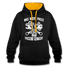 Mechaniker Mechatroniker Geschenk - Was Nicht passt wird passend gemacht Kontrast-Hoodie - Schwarz/Gold