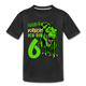 6. Kinder Geburtstag Geschenk Dinosaurier T-Rex Ich bin 6 Kinder Premium T-Shirt - Schwarz