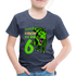 6. Kinder Geburtstag Geschenk Dinosaurier T-Rex Ich bin 6 Kinder Premium T-Shirt - Blau meliert