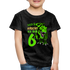 6. Kinder Geburtstag Geschenk Dinosaurier T-Rex Ich bin 6 Kinder Premium T-Shirt - Anthrazit