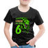 6. Kinder Geburtstag Geschenk Dinosaurier T-Rex Ich bin 6 Kinder Premium T-Shirt - Anthrazit