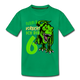 6. Kinder Geburtstag Geschenk Dinosaurier T-Rex Ich bin 6 Kinder Premium T-Shirt - Kelly Green