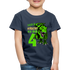 4. Kinder Geburtstag Geschenk Dinosaurier T-Rex Ich bin 4 Kinder Premium T-Shirt - Navy