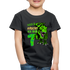 7. Kinder Geburtstag Geschenk Dinosaurier T-Rex Ich bin 7 Kinder Premium T-Shirt - Schwarz