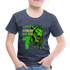 7. Kinder Geburtstag Geschenk Dinosaurier T-Rex Ich bin 7 Kinder Premium T-Shirt - Blau meliert