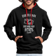 Fotografen Geschenk Der Tut Nix Der Will Nur Fotos machen Kontrast-Hoodie - Schwarz/Rot