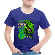 8. Kinder Geburtstag Geschenk Dinosaurier T-Rex Ich bin 8 Kinder Premium T-Shirt - Königsblau