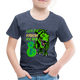 8. Kinder Geburtstag Geschenk Dinosaurier T-Rex Ich bin 8 Kinder Premium T-Shirt - Blau meliert