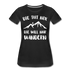 Wandern Bergsteigen Die Tut Nix Die Will Nur Wandern Frauen Premium T-Shirt - Schwarz