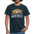 Faules Faultier Nicht Heute Lustiges T-Shirt - Navy