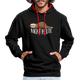 Faules Faultier Nicht Heute Lustiger Kontrast-Hoodie - Schwarz/Rot