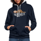 Faules Faultier Nicht Heute Lustiger Kontrast-Hoodie - Navy/Grau meliert