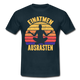 Yoga Geschenk T-Shirt Einatmen Ausrasen Lusig - Navy