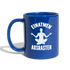 Yoga Geschenk Tasse Einatmen Ausrasen Lustige Kaffee Tasse - Royalblau