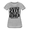 Hab weder die Zeit noch die Geduld dir das zu erklären Frauen Premium Bio T-Shirt - Grau meliert