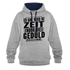 Hab weder die Zeit noch die Geduld dir das zu erklären Lustiger Kontrast-Hoodie - Grau meliert/Navy