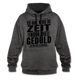 Hab weder die Zeit noch die Geduld dir das zu erklären Lustiger Kontrast-Hoodie - Anthrazit/Schwarz