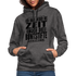 Hab nicht die Zeit und die Buntstifte um dir das zu erklären Kontrast-Hoodie - Anthrazit/Schwarz