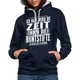 Hab nicht die Zeit und die Buntstifte um dir das zu erklären Kontrast-Hoodie - Navy/Grau meliert
