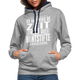Hab nicht die Zeit und die Buntstifte um dir das zu erklären Kontrast-Hoodie - Grau meliert/Navy