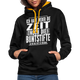 Hab nicht die Zeit und die Buntstifte um dir das zu erklären Kontrast-Hoodie - Schwarz/Gold