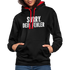 Lustig Sarkastisch Sorry Dein Fehler Geschenkidee Kontrast-Hoodie - Schwarz/Rot