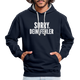 Lustig Sarkastisch Sorry Dein Fehler Geschenkidee Kontrast-Hoodie - Navy/Grau meliert