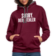 Lustig Sarkastisch Sorry Dein Fehler Geschenkidee Kontrast-Hoodie - Weinrot/Anthrazit