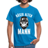 Biker zorniger Gorilla Böser alter Mann Geschenkidee T-Shirt - Royalblau