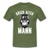 Biker zorniger Gorilla Böser alter Mann Geschenkidee T-Shirt - Militärgrün