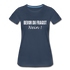 Lustig Sarkastisch Bevor du fragst NEIN Geschenkidee Frauen Premium T-Shirt - Navy