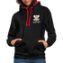 Bierfreunde Saufifant Lustiger Kontrast-Hoodie Geschenkiee - Schwarz/Rot