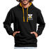 Bierfreunde Saufifant Lustiger Kontrast-Hoodie Geschenkiee - Schwarz/Gold